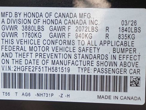 Used 2026 Honda Civic Sport image 30
