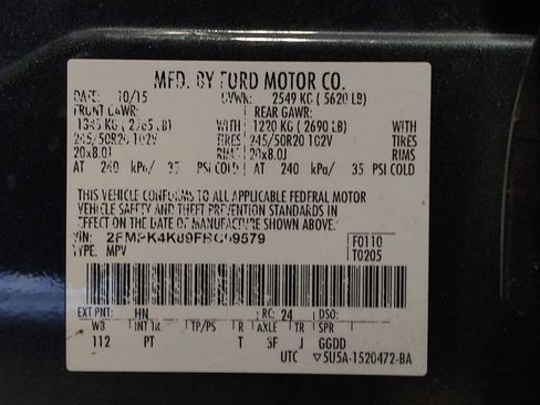 Used 2015 Ford Edge Titanium w/ Equipment Group 302A AWD/4WD image 33