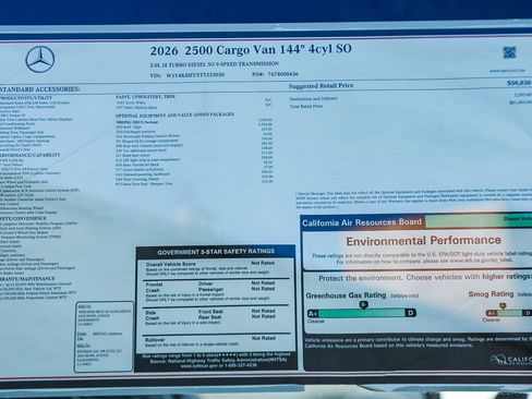 New 2026 Mercedes-Benz Sprinter 2500 image 24