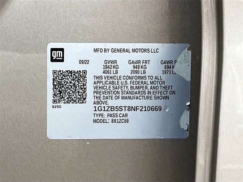 Used 2022 Chevrolet Malibu LS w/ LPO, Convenience Package 1 image 27