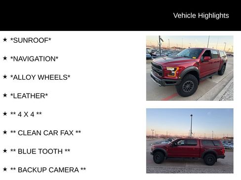Used 2020 Ford F150 Raptor w/ Equipment Group 802A Luxury image 4