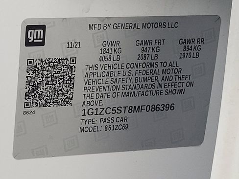 Used 2021 Chevrolet Malibu LS w/ Driver Confidence Package II FWD image 33