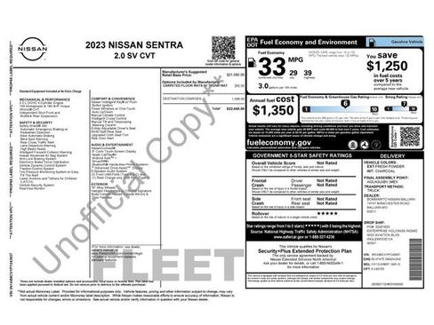 Used 2023 Nissan Sentra SV FWD image 17