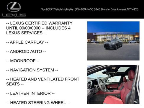 Used 2026 Lexus NX 350 AWD w/ Accessory Package (2T) image 6