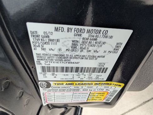 Used 2012 Ford F150 FX4 w/ FX Luxury Pkg AWD/4WD image 25