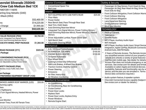 Used 2024 Chevrolet Silverado 2500 Custom w/ Custom Value Package AWD/4WD image 17