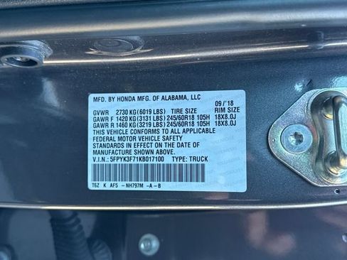 Used 2019 Honda Ridgeline RTL-E image 24