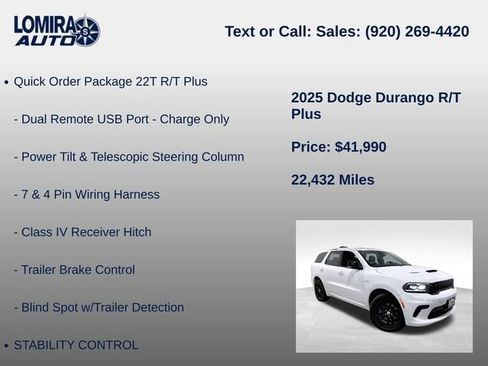 Used 2025 Dodge Durango R/T AWD/4WD image 27