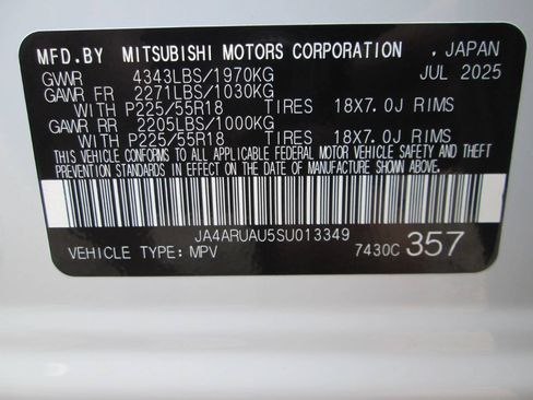 Used 2025 Mitsubishi Outlander Sport ES AWD/4WD image 40