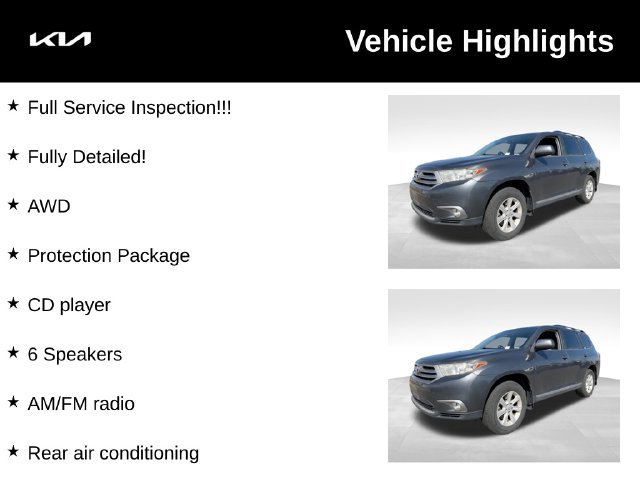 Used 2013 Toyota Highlander Plus w/ Protection Pkg AWD/4WD image 5