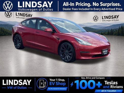 Used 2023 Tesla Model 3 Performance AWD/4WD image 1