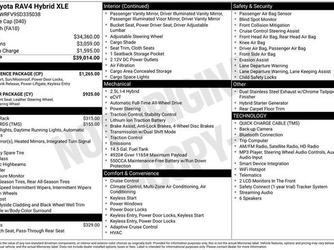 Used 2025 Toyota RAV4 XLE w/ Convenience Package AWD/4WD image 3
