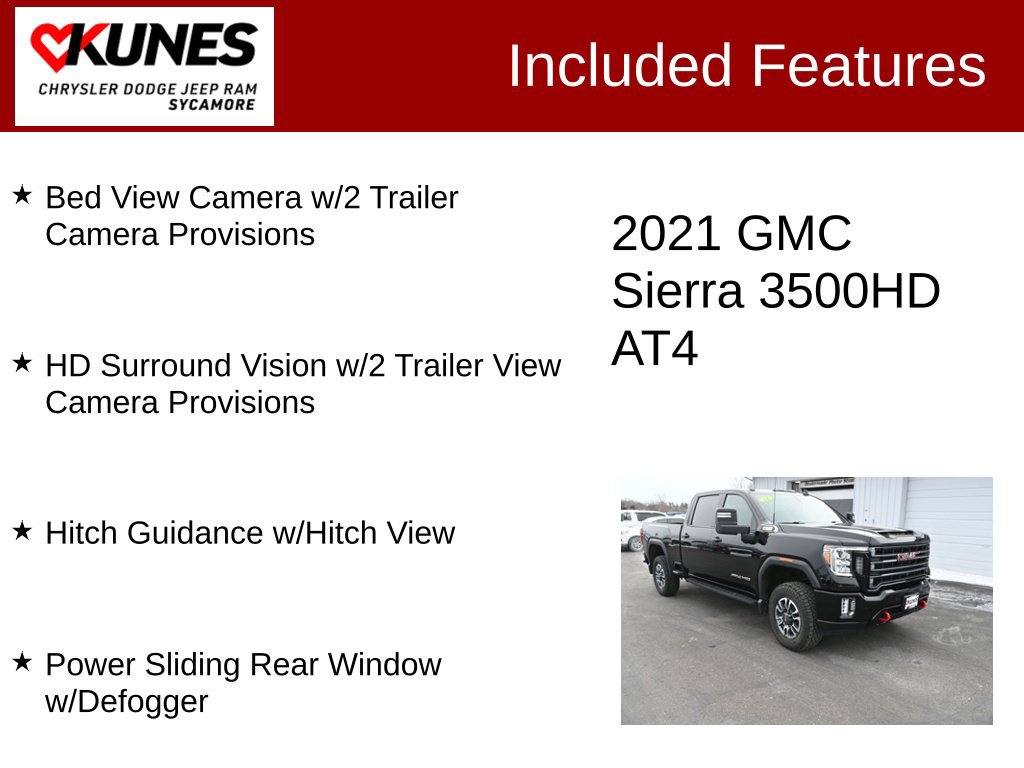 Used 2021 GMC Sierra 3500 AT4 w/ AT4 Preferred Package AWD/4WD image 4