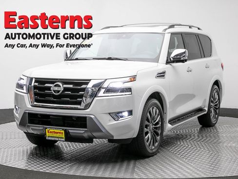 Used 2023 Nissan Armada Platinum w/ Captain's Chairs Package AWD/4WD image 1
