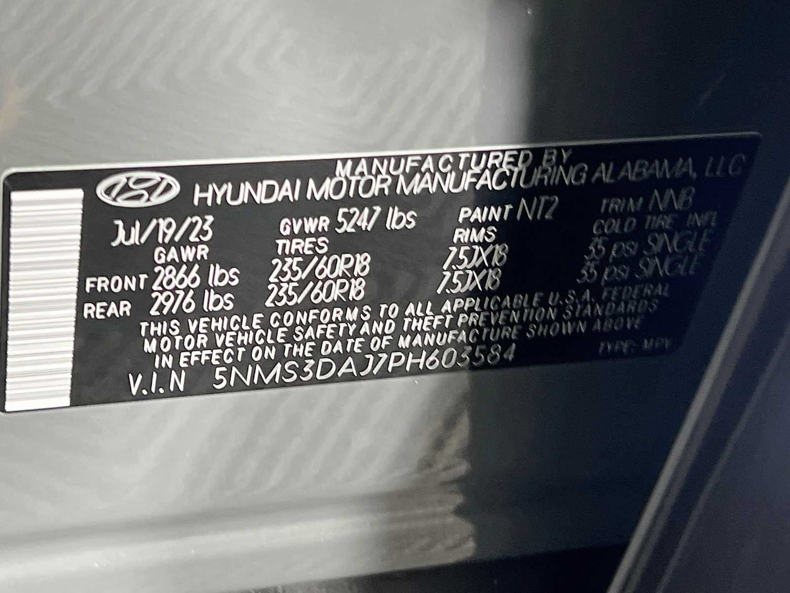 Certified 2023 Hyundai Santa Fe SEL w/ Premium Package AWD/4WD image 33