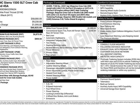 Used 2019 GMC Sierra 1500 SLT w/ SLT Premium Plus Package image 2