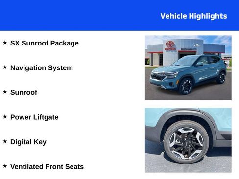 Used 2024 Kia Seltos SX w/ SX Sunroof Package AWD/4WD image 4
