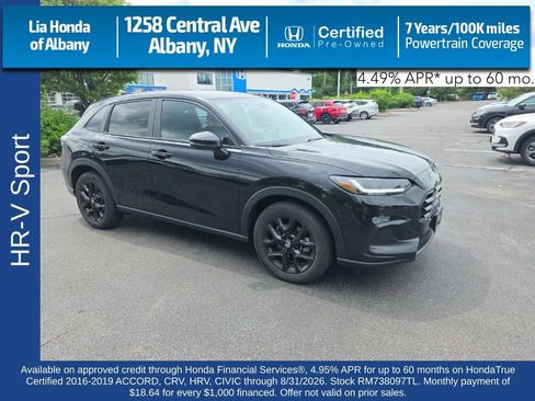 Certified 2024 Honda HR-V Sport image 1