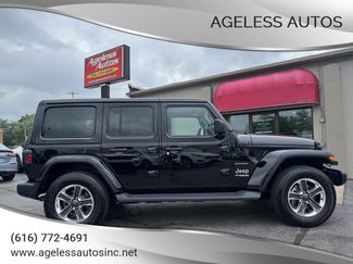 Used 2020 Jeep Wrangler Unlimited Sahara w/ Uconnect 4C Nav & Sound Group image 1