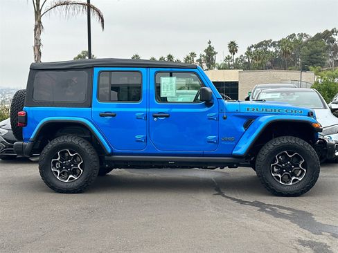 Used 2021 Jeep Wrangler Unlimited Rubicon 4xe w/ Steel Bumper Group image 2