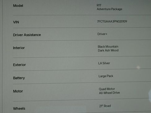 Used 2023 Rivian R1T Adventure image 2