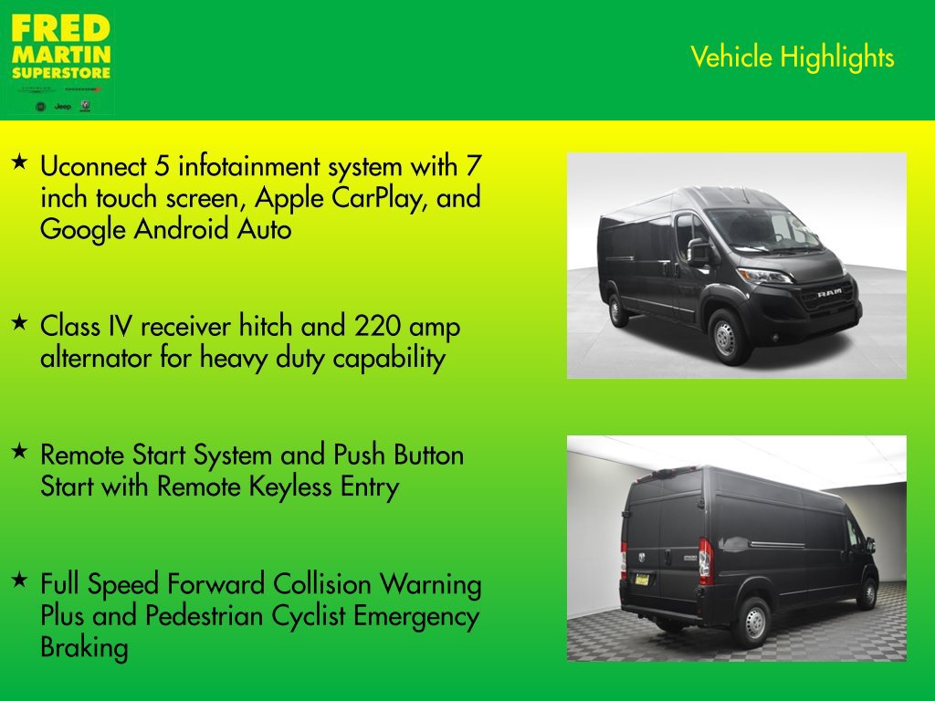 New 2026 RAM ProMaster 2500 w/ Cold Weather Group FWD image 15