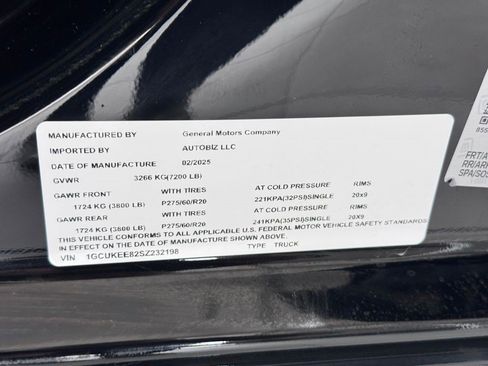 Certified 2025 Chevrolet Silverado 1500 RST w/ Convenience Package II AWD/4WD image 11