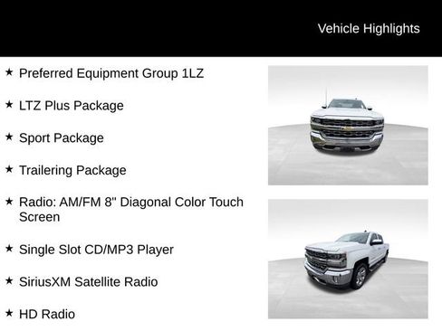 Certified 2017 Chevrolet Silverado 1500 LTZ w/ Sport Package AWD/4WD image 13