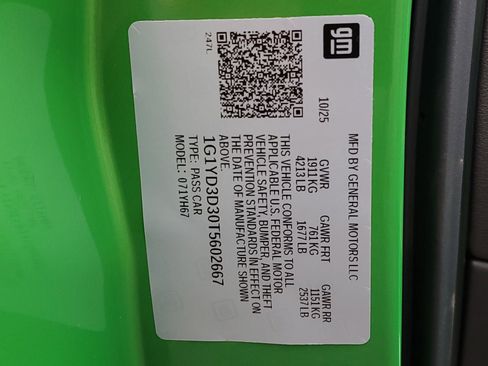 New 2026 Chevrolet Corvette Z06 image 96