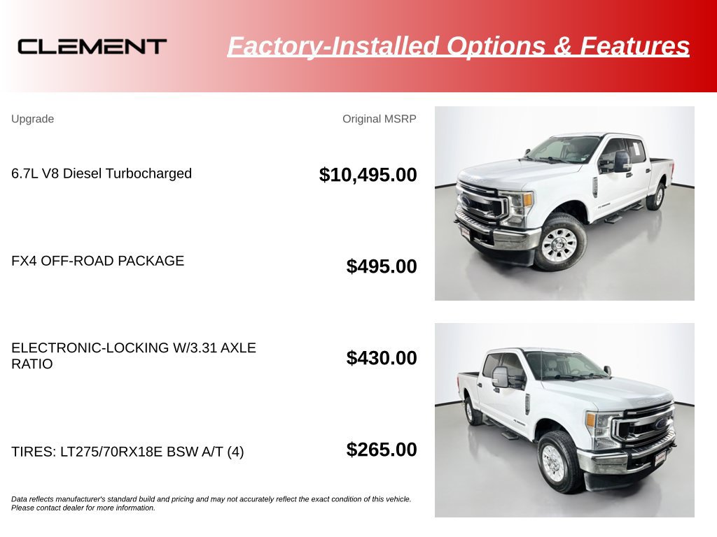 Used 2022 Ford F250 XLT w/ FX4 Off-Road Package AWD/4WD image 16