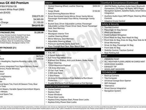 Used 2023 Lexus GX 460 Premium w/ Premium Package image 30