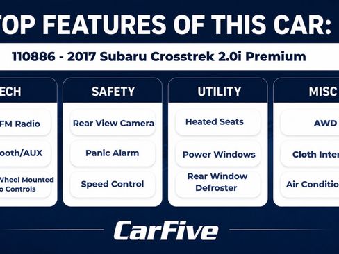 Used 2017 Subaru Crosstrek 2.0i Premium AWD/4WD image 26