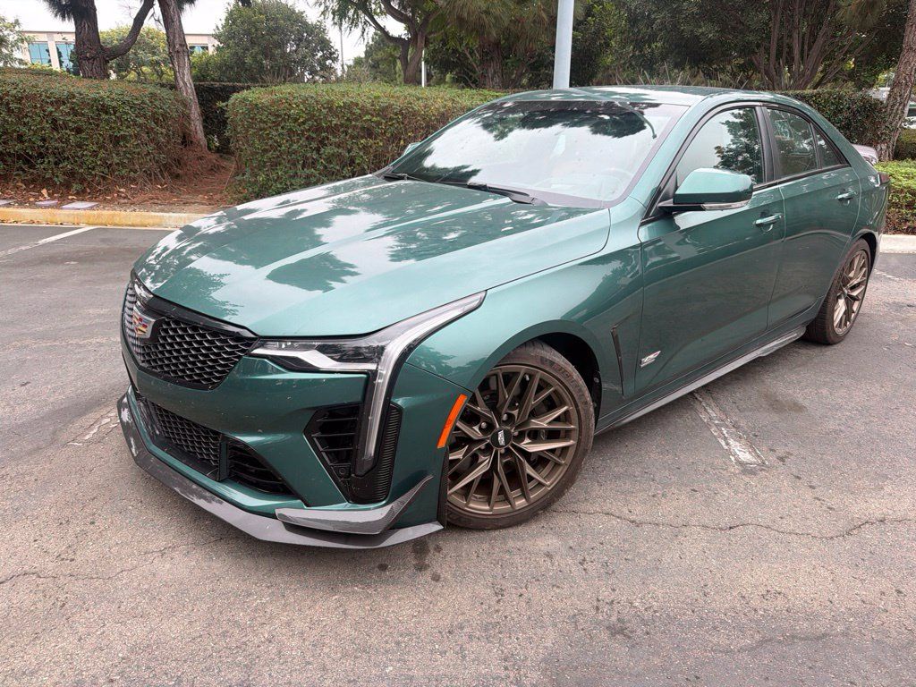Certified 2025 Cadillac CT4 V Blackwing w/ Carbon Fiber 1 Package RWD image 1