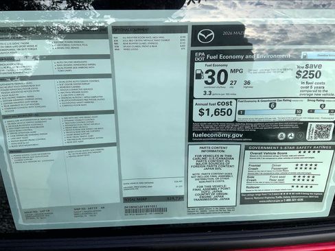 New 2026 MAZDA MAZDA3 2.5 S Sedan w/ Preferred Pkg FWD image 21