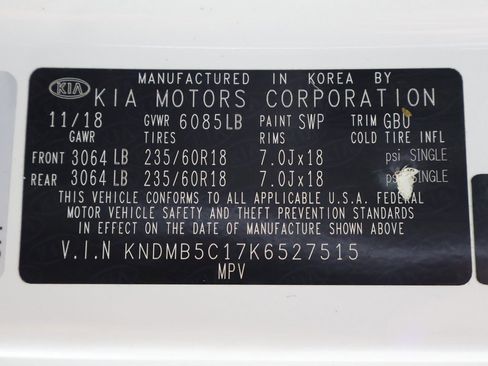 Used 2019 Kia Sedona EX image 52