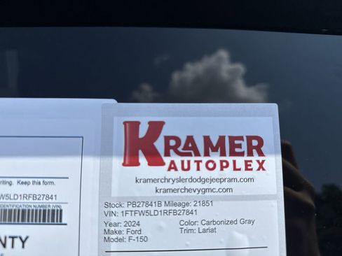 Used 2024 Ford F150 Lariat w/ Bed Utility Package image 35