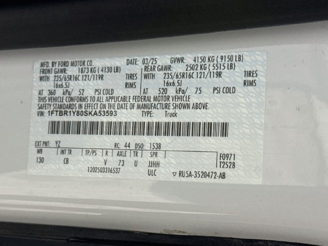 Used 2025 Ford Transit 250 Low Roof w/ Exterior Upgrade Package RWD image 27