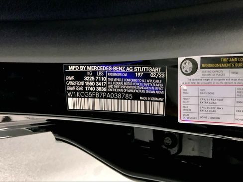 Certified 2023 Mercedes-Benz EQS AMG 4MATIC image 33