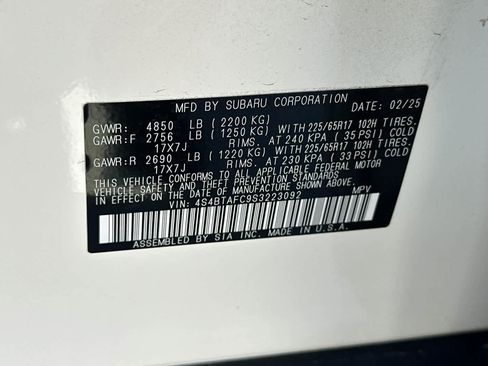 Certified 2025 Subaru Outback Premium w/ Popular Package #1 image 28