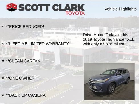 Used 2019 Toyota Highlander XLE image 12