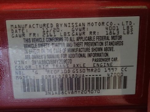 Used 2021 Nissan Sentra SV w/ Electronics Package image 33