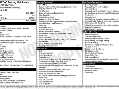 Used 2017 MAZDA MAZDA3 Touring image 23