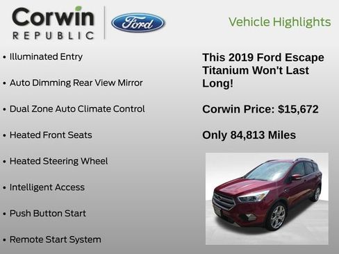 Used 2019 Ford Escape Titanium image 7