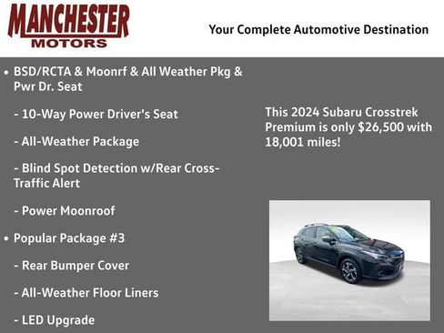 Used 2024 Subaru Crosstrek 2.0i Premium AWD/4WD image 2