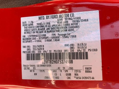 Used 2007 Ford Mustang GT Premium RWD image 35
