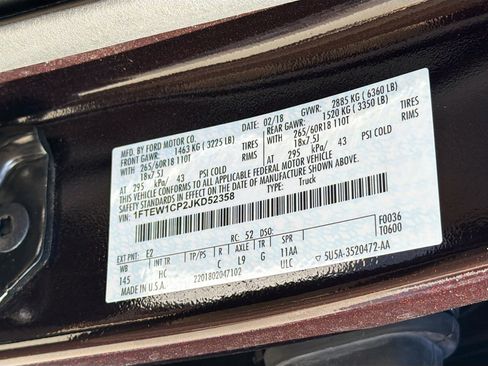 Used 2018 Ford F150 Lariat RWD image 39