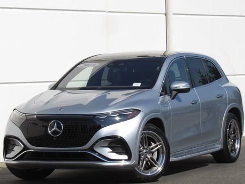 Used 2023 Mercedes-Benz EQS 450+ SUV w/ AMG Line Exterior Package image 1