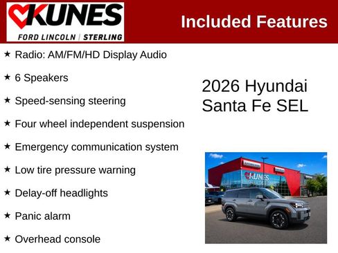 Used 2026 Hyundai Santa Fe SEL AWD/4WD image 3