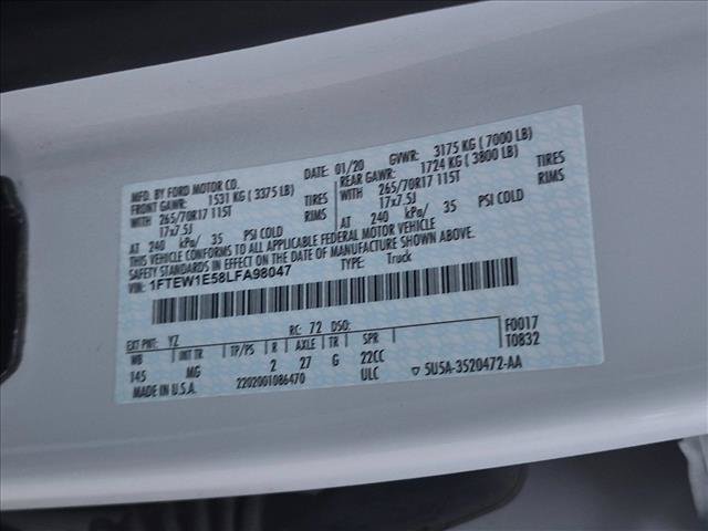 Used 2020 Ford F150 XLT w/ Equipment Group 301A Mid AWD/4WD image 12