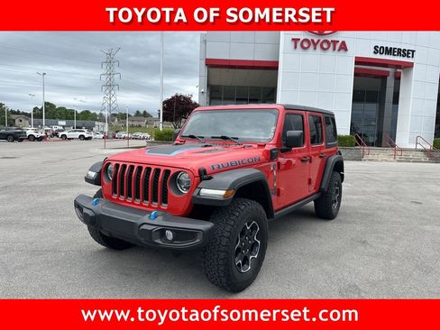 Used 2022 Jeep Wrangler Unlimited Rubicon 4xe w/ Cold Weather Group AWD/4WD image 1